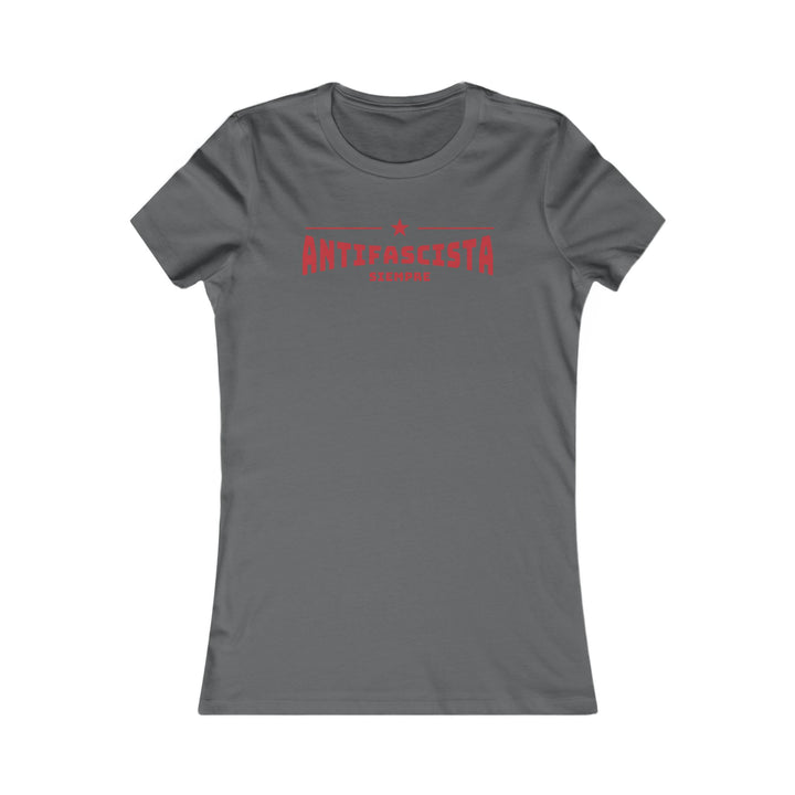 Siempre Antifascista Red Star – Women's Fitted T-Shirt
