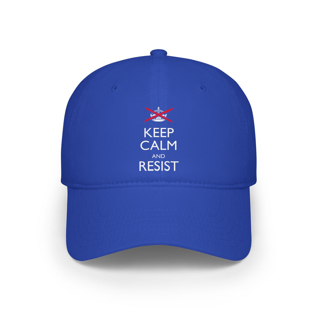Keep Calm and Resist Classic Graphic – Cotton Baseball Cap