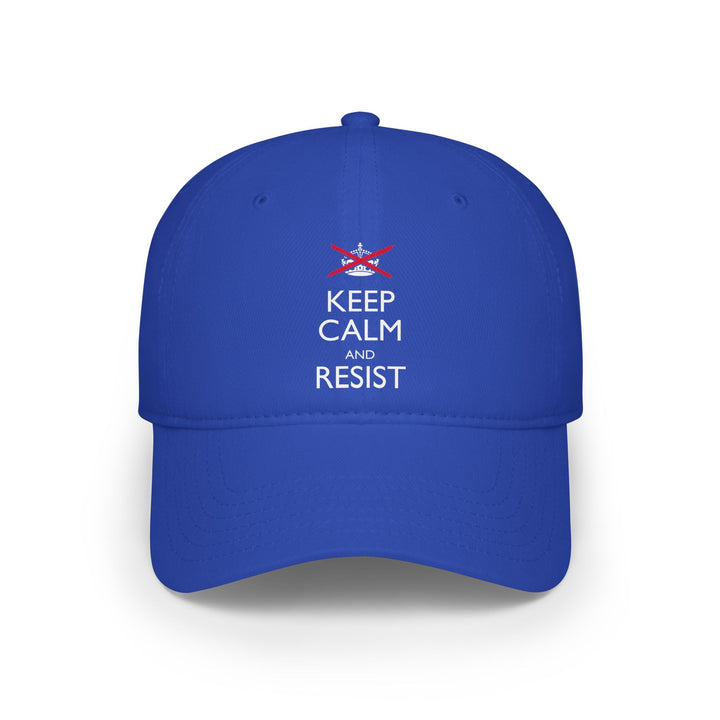 Keep Calm and Resist Classic Graphic – Cotton Baseball Cap