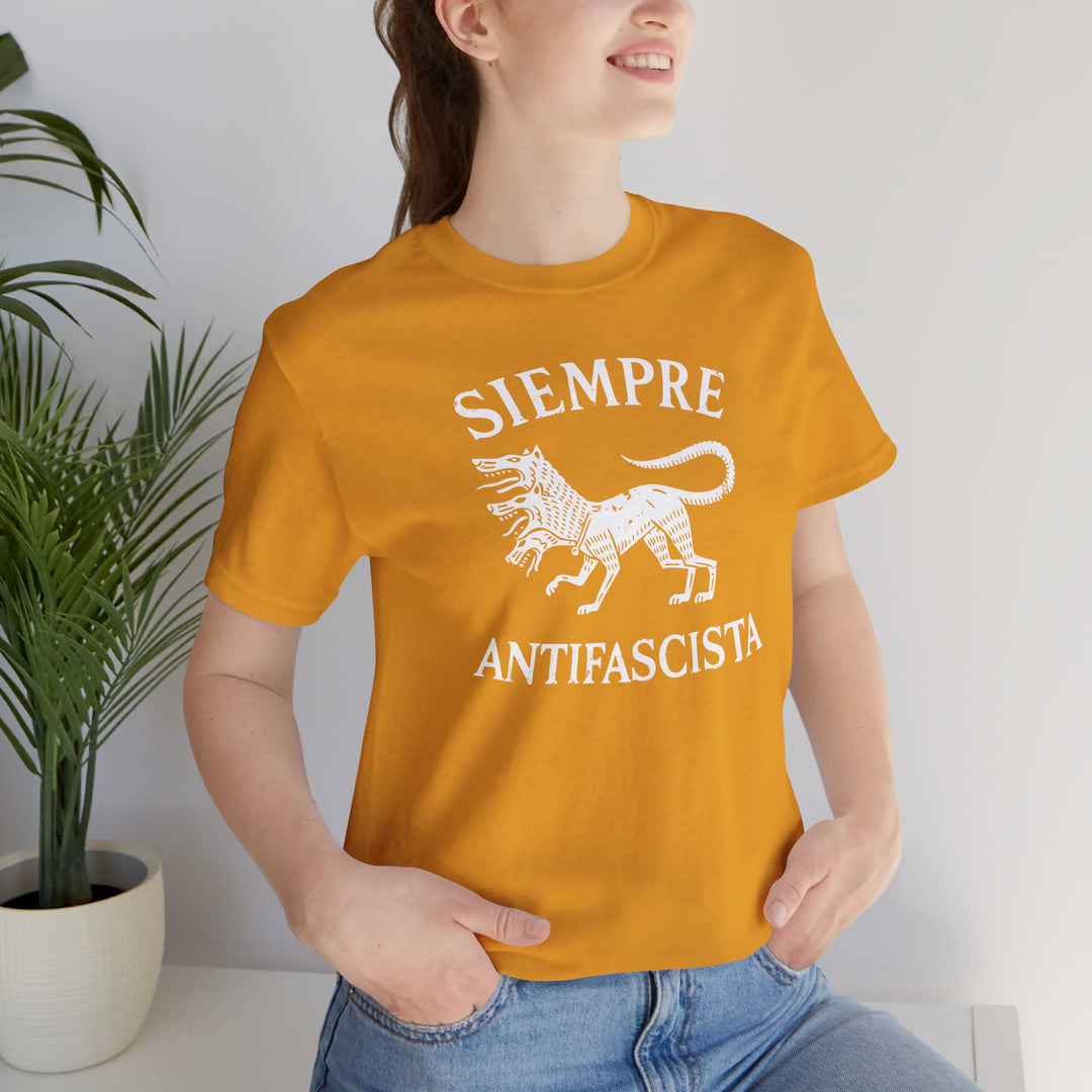 Antifascista Siempre Anti-Fascist Mythology Graphic – Unisex T-Shirt