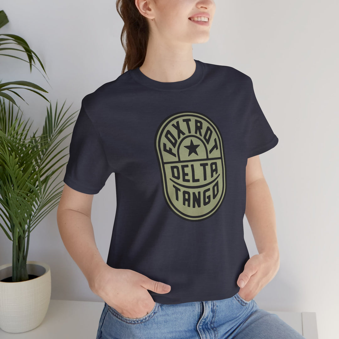 Foxtrot Delta Tango Emblem Graphic – Unisex Tee