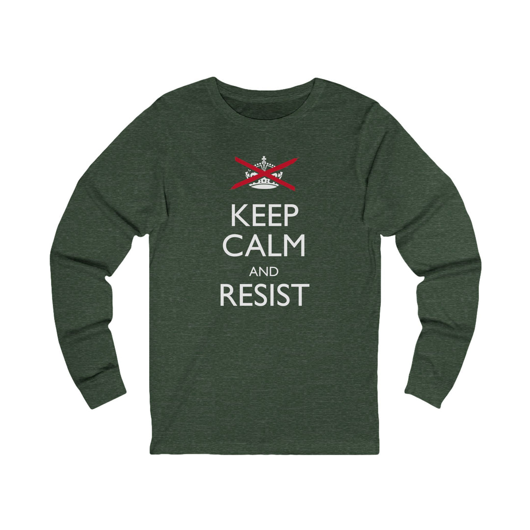 Keep Calm and Resist Classic Graphic – Unisex Long Sleeve Shirt