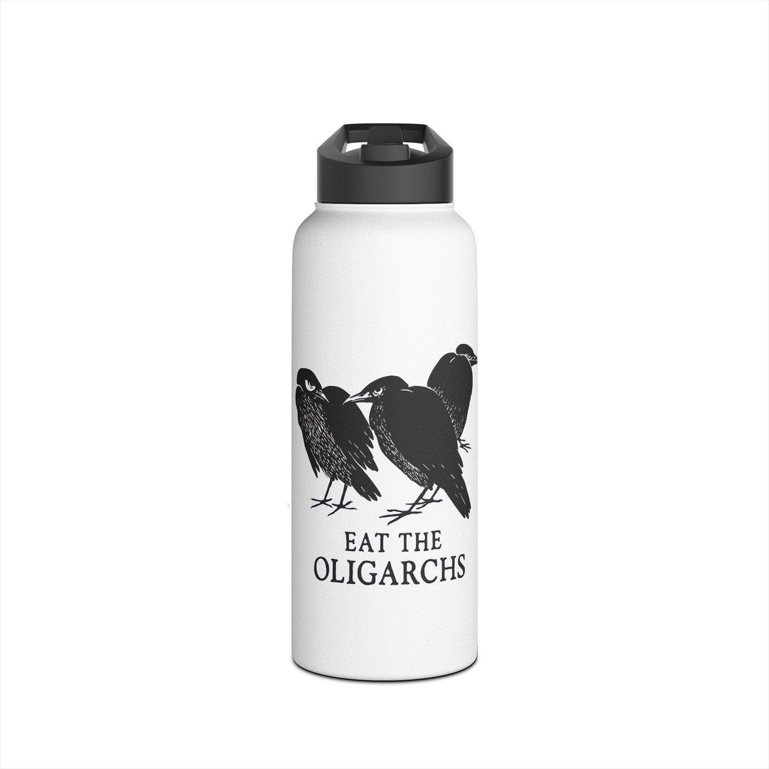 Eat the Oligarchs Crow – Stainless Steel Water Bottle