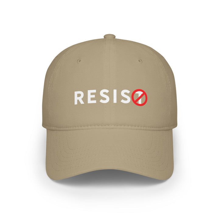 RESIST with Slashed T Symbol - Cotton Baseball Cap