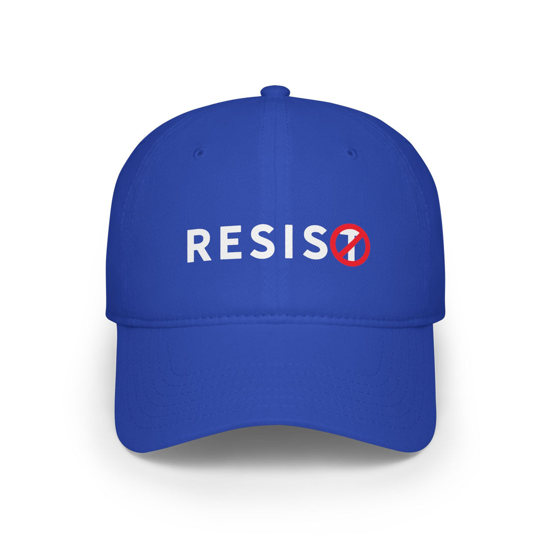 RESIST with Slashed T Symbol - Cotton Baseball Cap