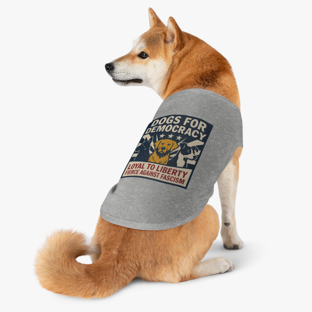 Dogs for Democracy D.F.D. – Pet Tank Top
