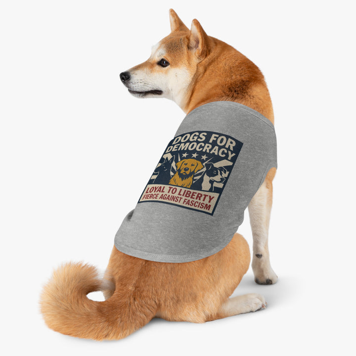 Dogs for Democracy D.F.D. – Pet Tank Top