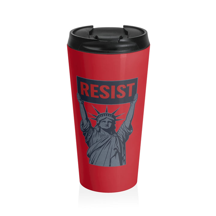 Lady Liberty RESIST – Stainless Steel Insulated Travel Tumbler, 15 oz