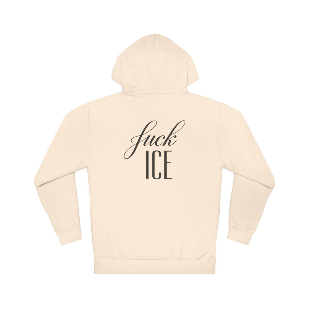 F*ck ICE Cursive Graphic – Unisex Pullover Hoodie