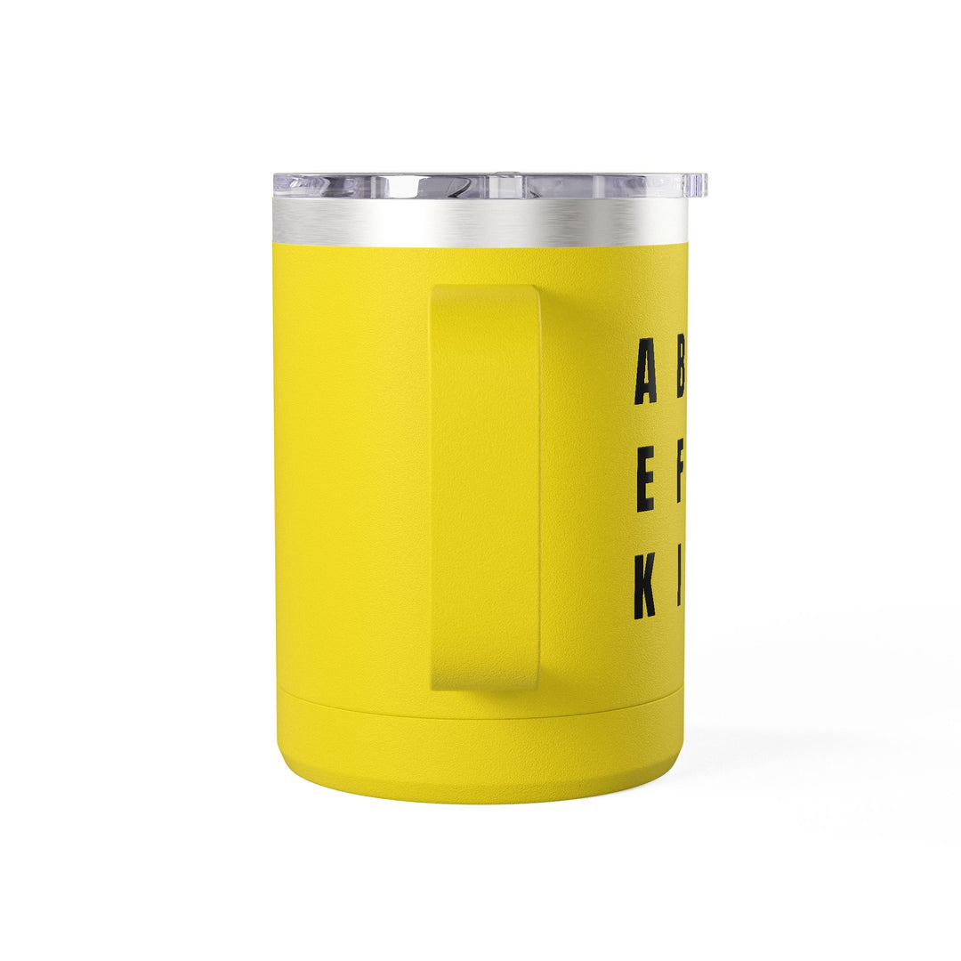 A B C D E F U C K I C E – Stainless Steel Travel Mug 15oz