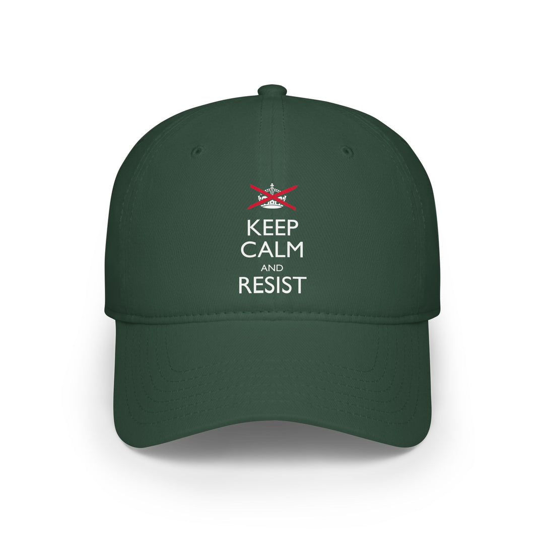 Keep Calm and Resist Classic Graphic – Cotton Baseball Cap