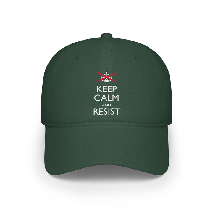 Keep Calm and Resist Classic Graphic – Cotton Baseball Cap