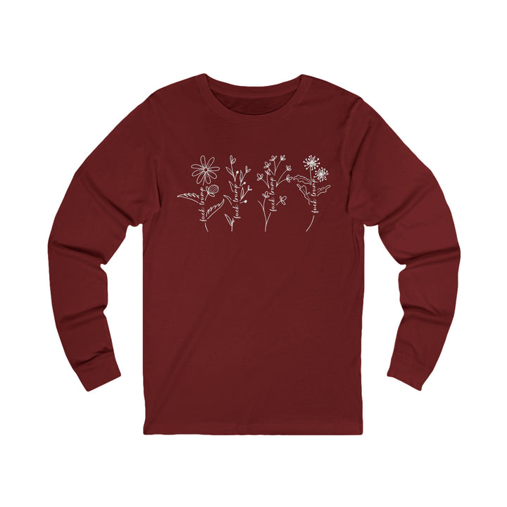 F**k Trump Wildflowers Graphic – Unisex Long Sleeve Shirt
