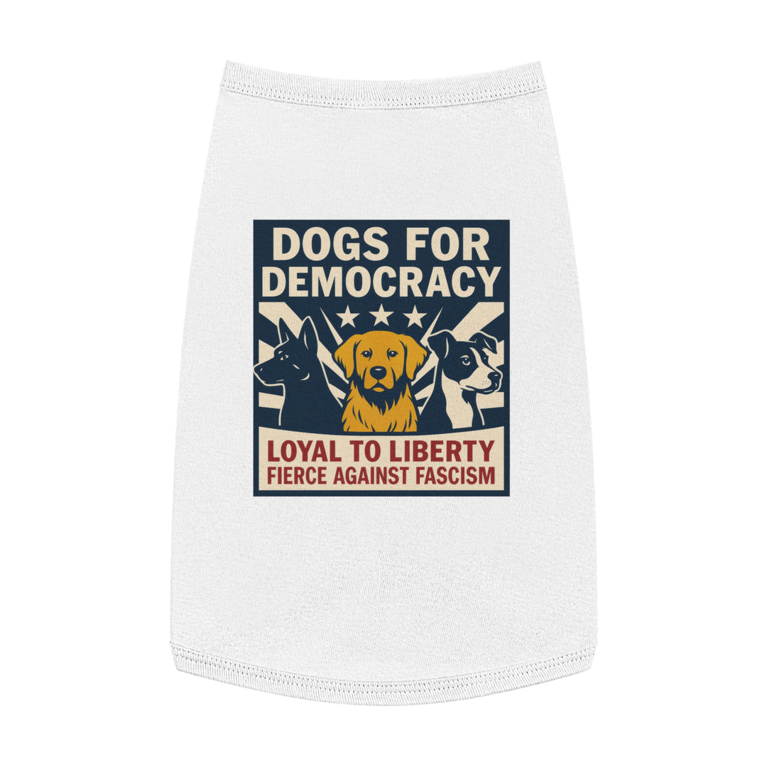 Dogs for Democracy D.F.D. – Pet Tank Top