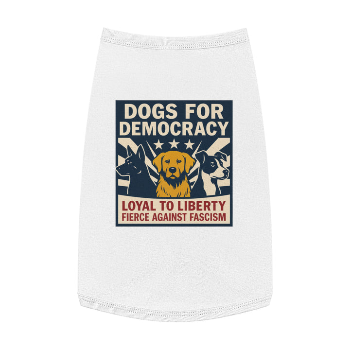Dogs for Democracy D.F.D. – Pet Tank Top