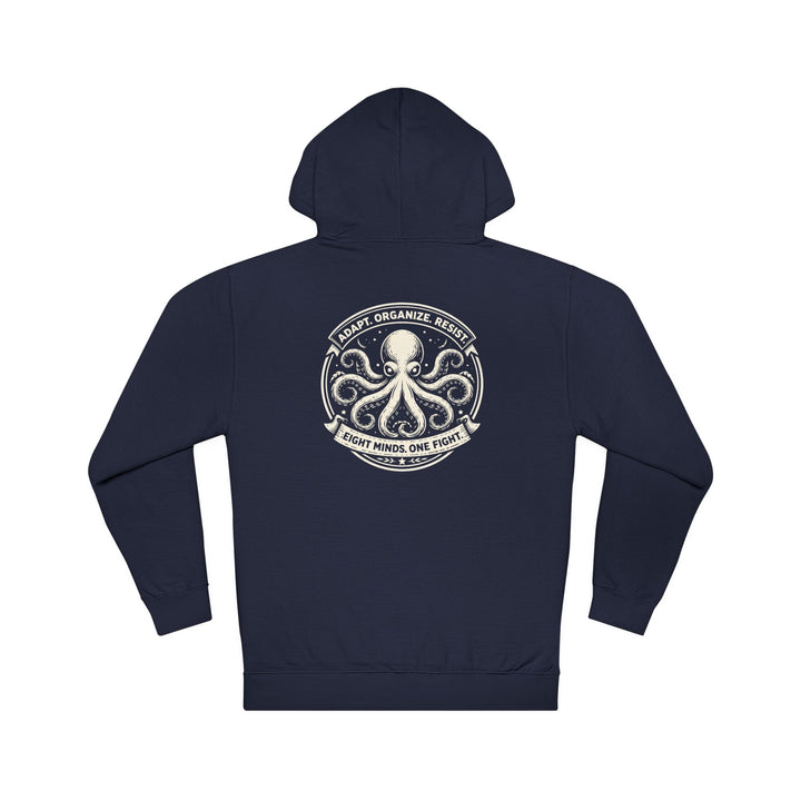 Adapt. Organize. Resist. Octopus – Unisex Pullover Hoodie