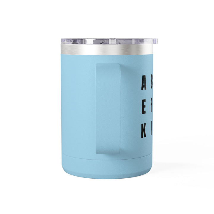 A B C D E F U C K I C E – Stainless Steel Travel Mug 15oz