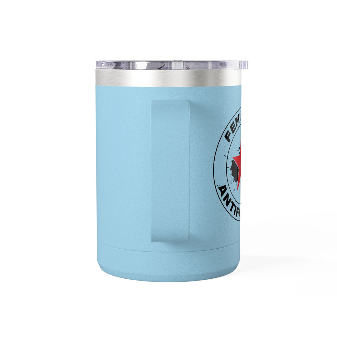 Feminista Anti-Fascista Graphic – Coffee Mug Tumbler, 15oz