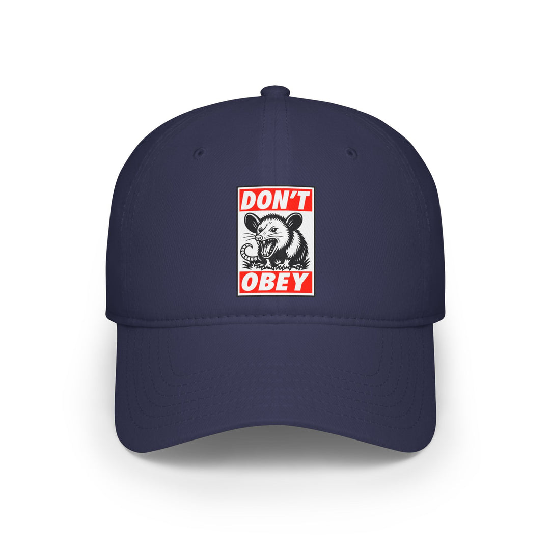 Don't Obey Opossum – Cotton Baseball Cap
