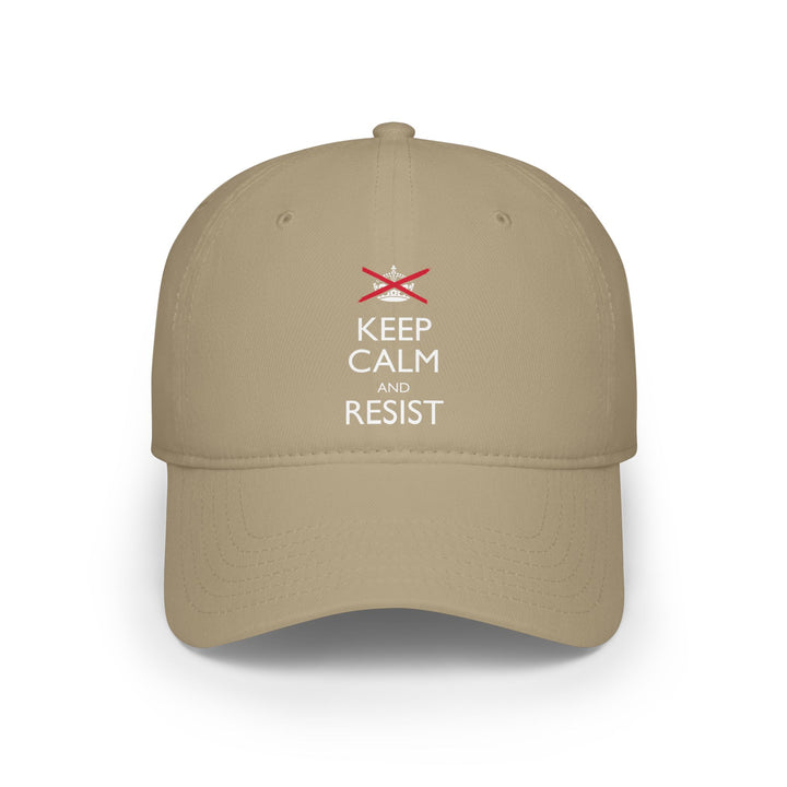 Keep Calm and Resist Classic Graphic – Cotton Baseball Cap