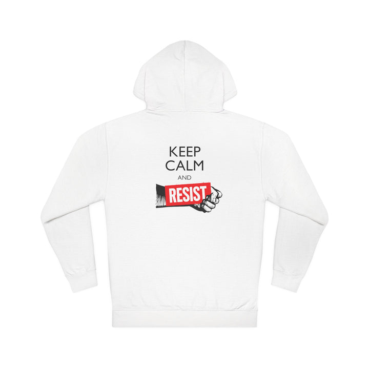 Keep Calm and Resist Fist Graphic Hoodie - Unisex Hoodie