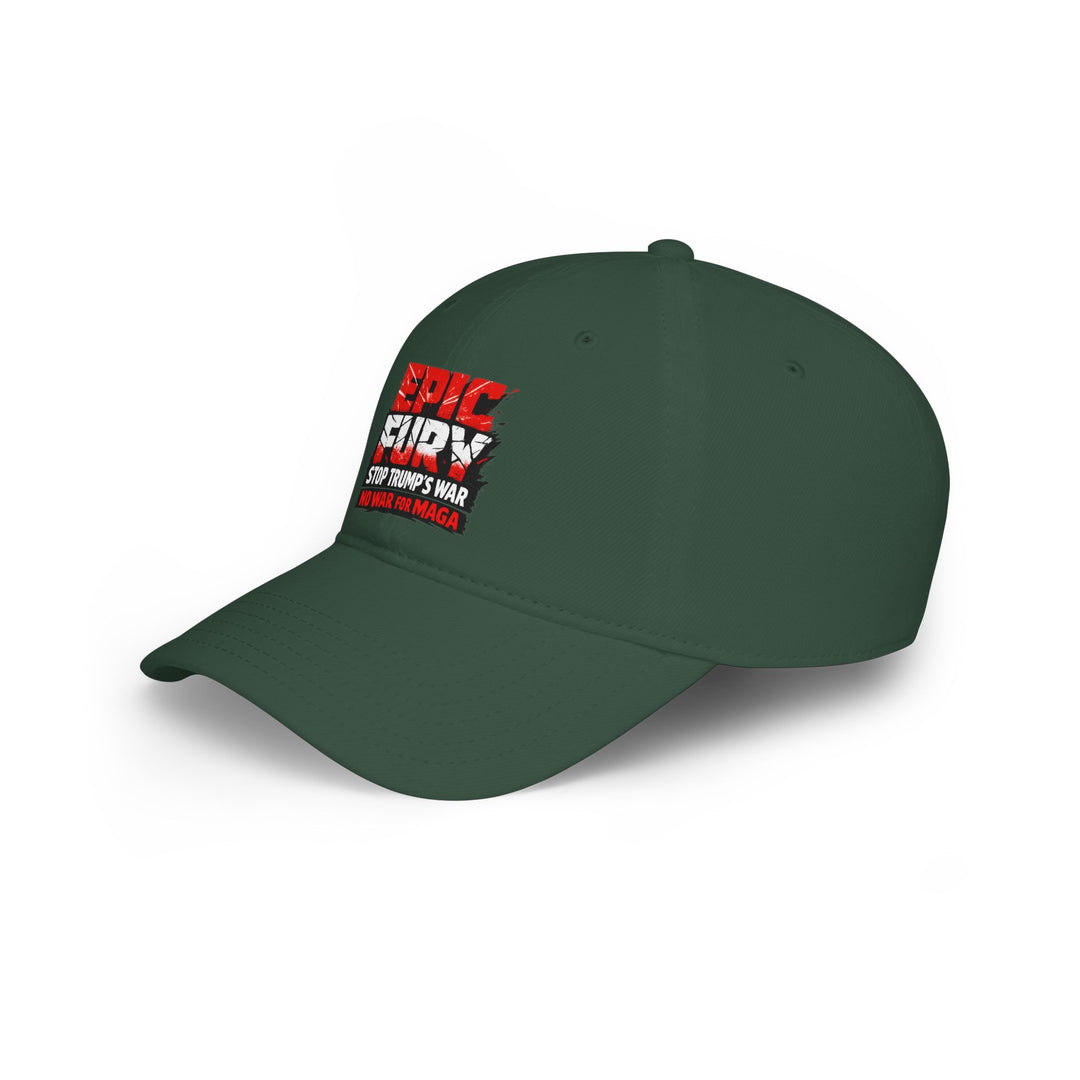 EPIC FURY Stop Trump’s War No War for MAGA - Cotton Baseball Cap