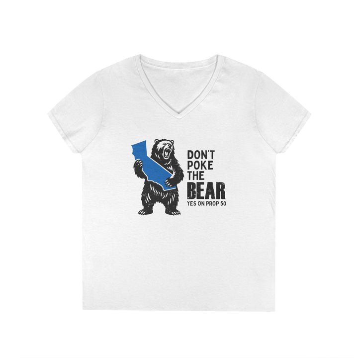 Don't Poke the Bear – Women's V-Neck T-Shirt