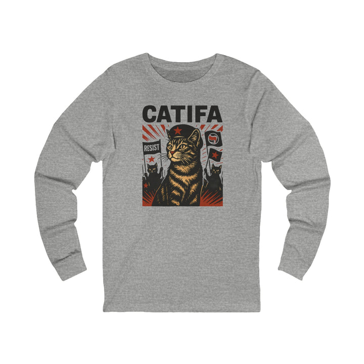 Catifa Anti-Fascist Cat – Unisex Long Sleeve Shirt