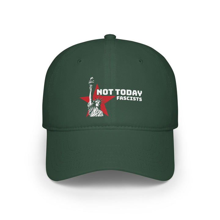 Not Today Fascists Liberty Graphic – Cotton Baseball Cap
