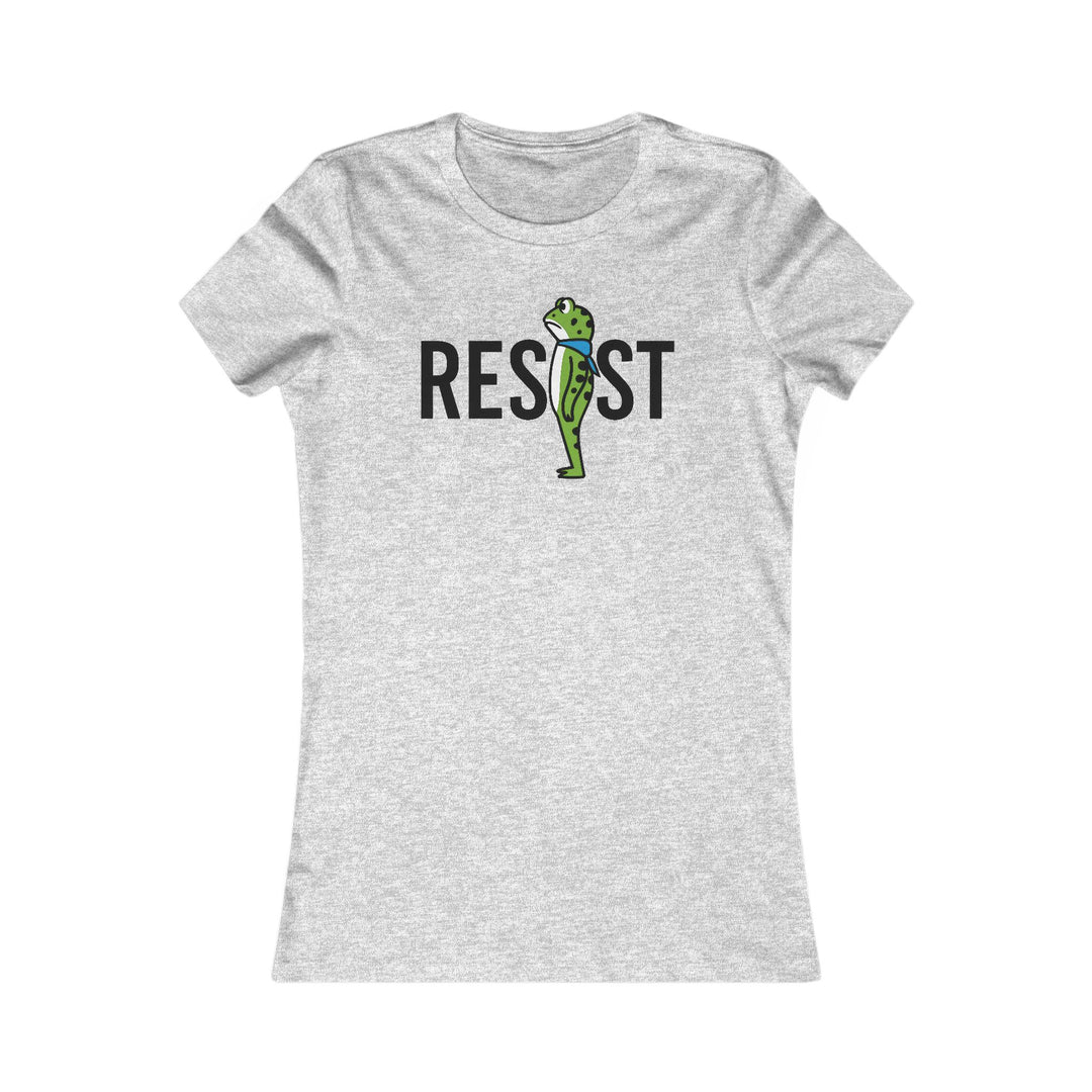 Resistance Frog – Women’s Fitted T-Shirt