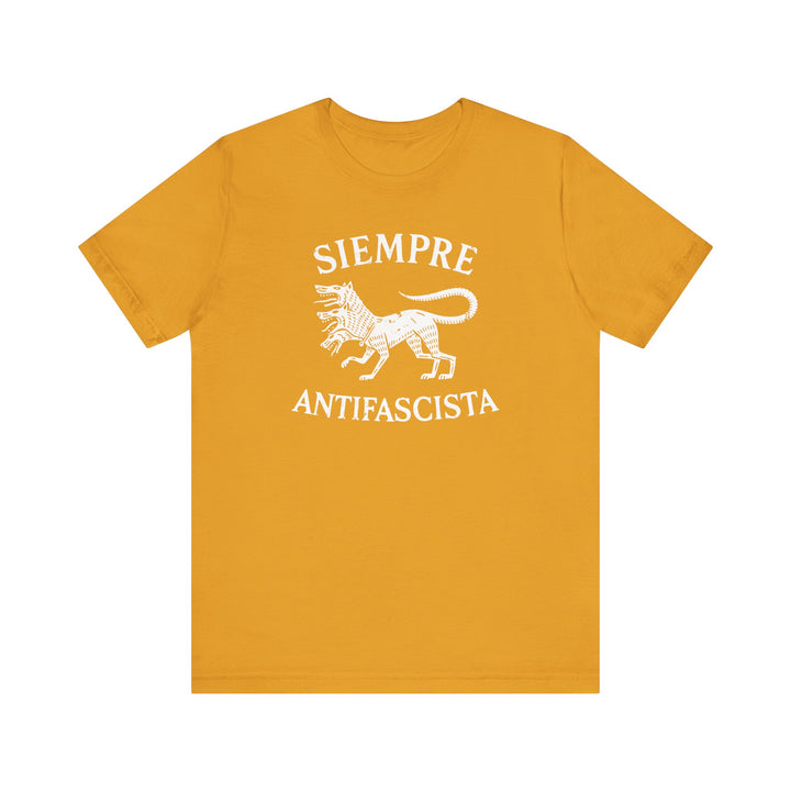 Antifascista Siempre Anti-Fascist Mythology Graphic – Unisex T-Shirt