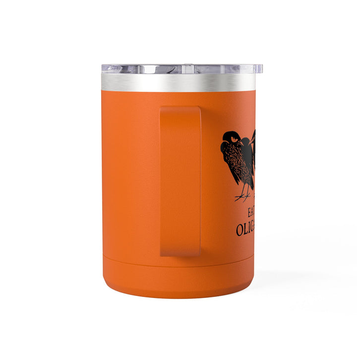 Eat the Oligarchs Crow – Stainless Steel Travel Mug 15oz