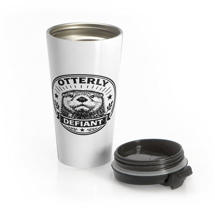 Otterly Defiant – Stainless Steel Travel Tumbler, 15oz