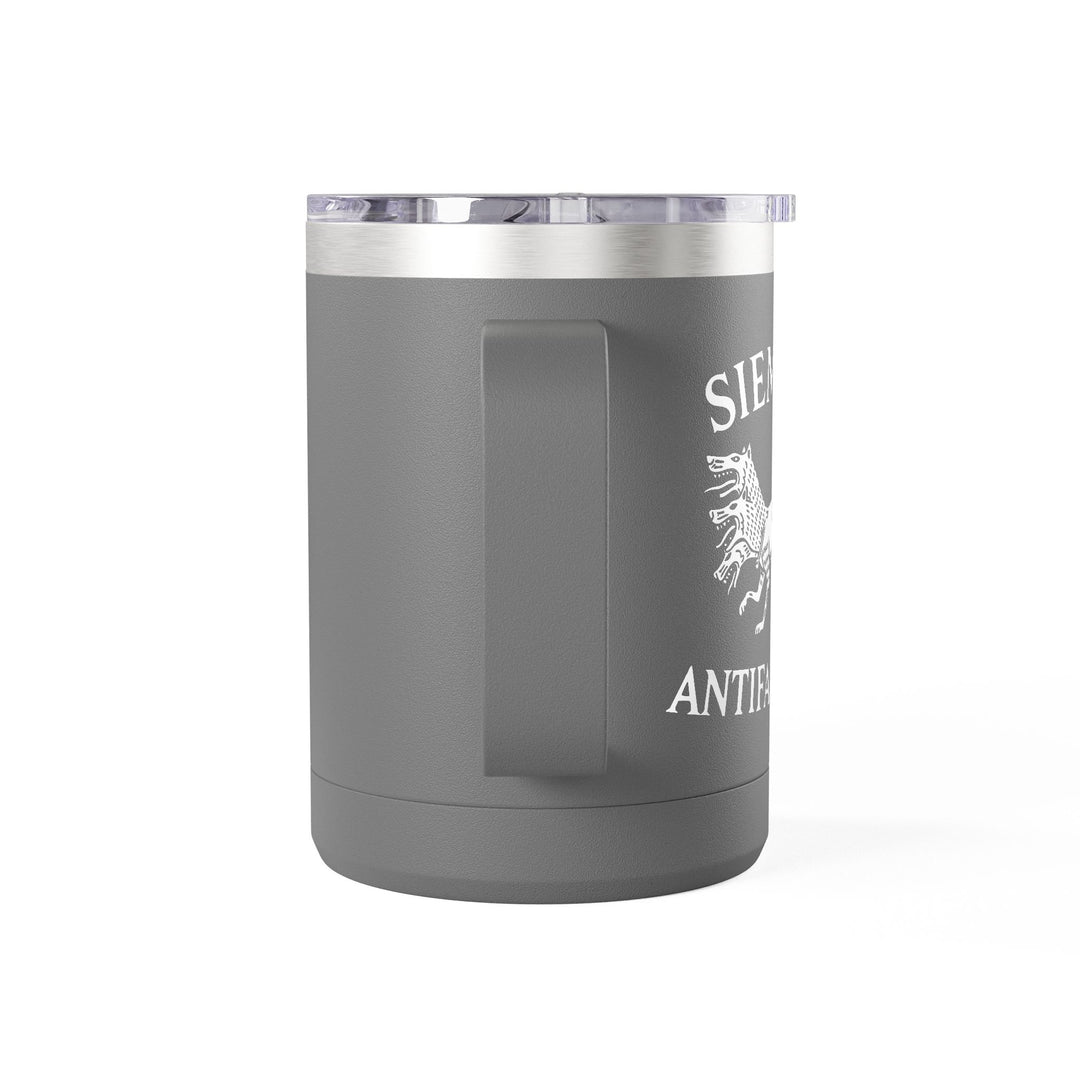 Siempre Antifascista Three-Headed Dog – Coffee Mug Tumbler, 15oz