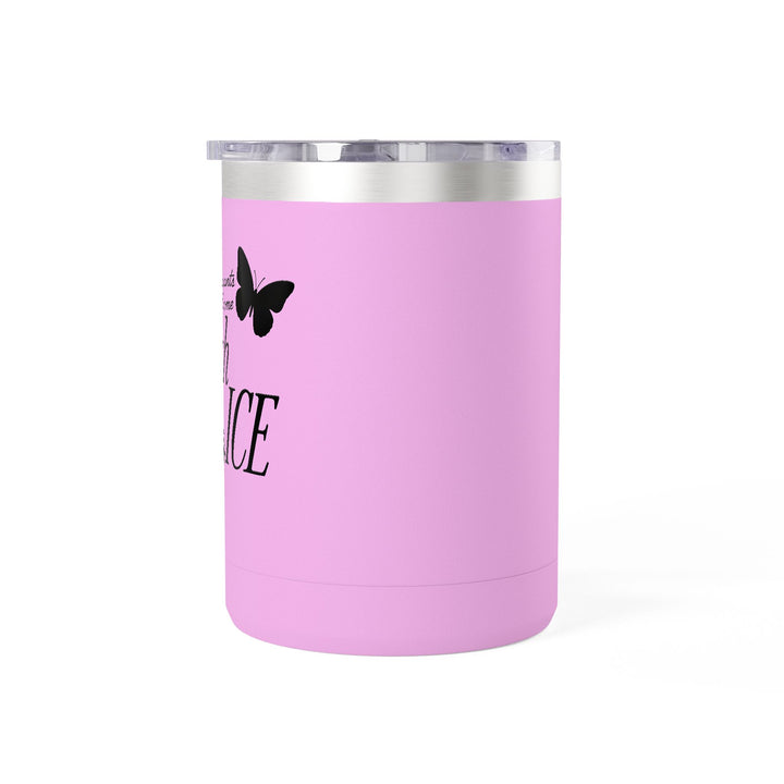 Migrants Welcome, Abolish ICE – Stainless Steel Travel Mug 15oz