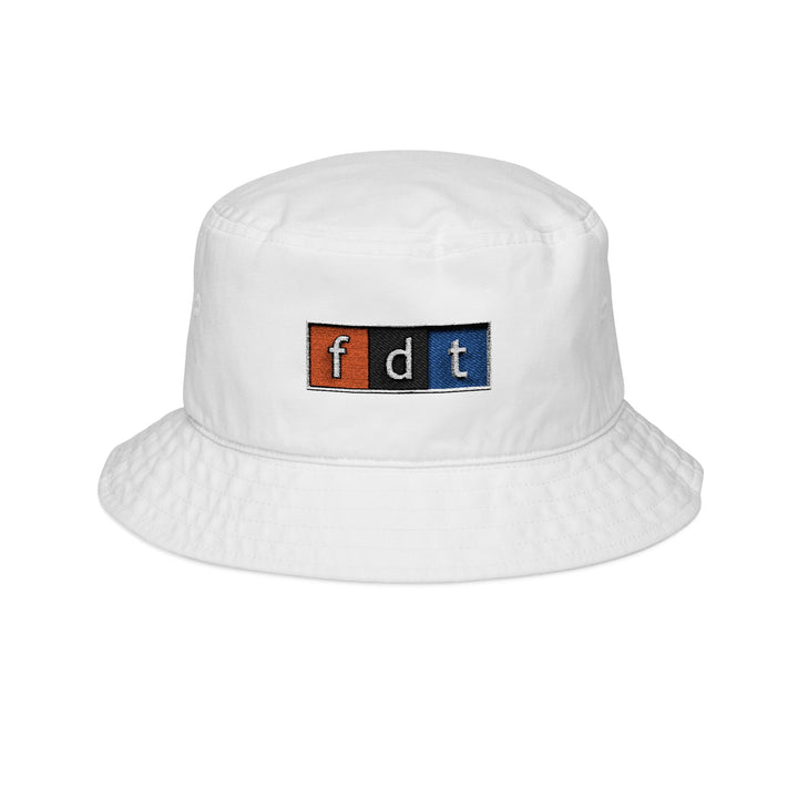 F-D-T NPR Radio Style Graphic – Bucket Hat (Embroidery)
