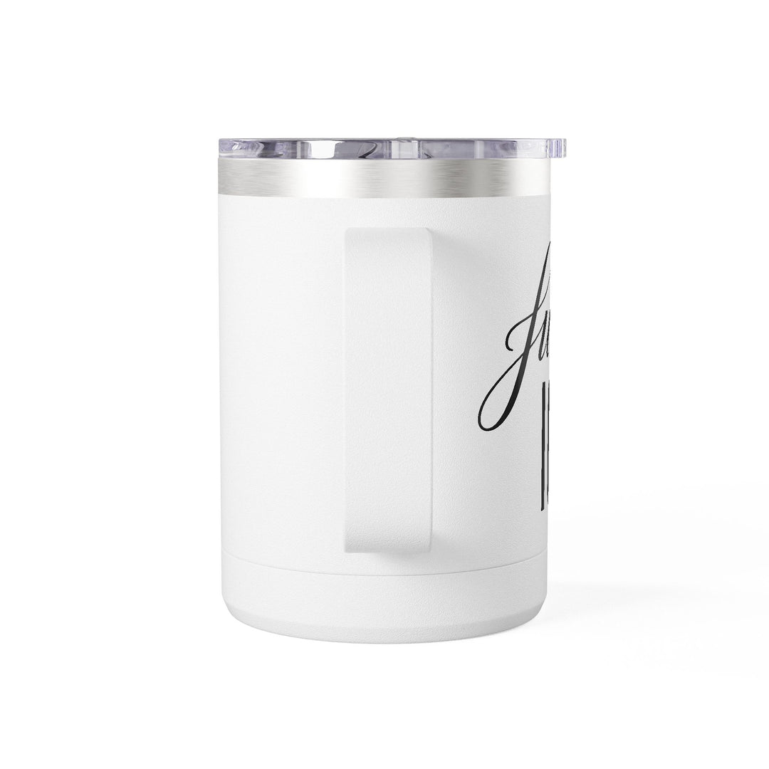 F*ck ICE Cursive Graphic – 15oz Coffee Mug Tumbler