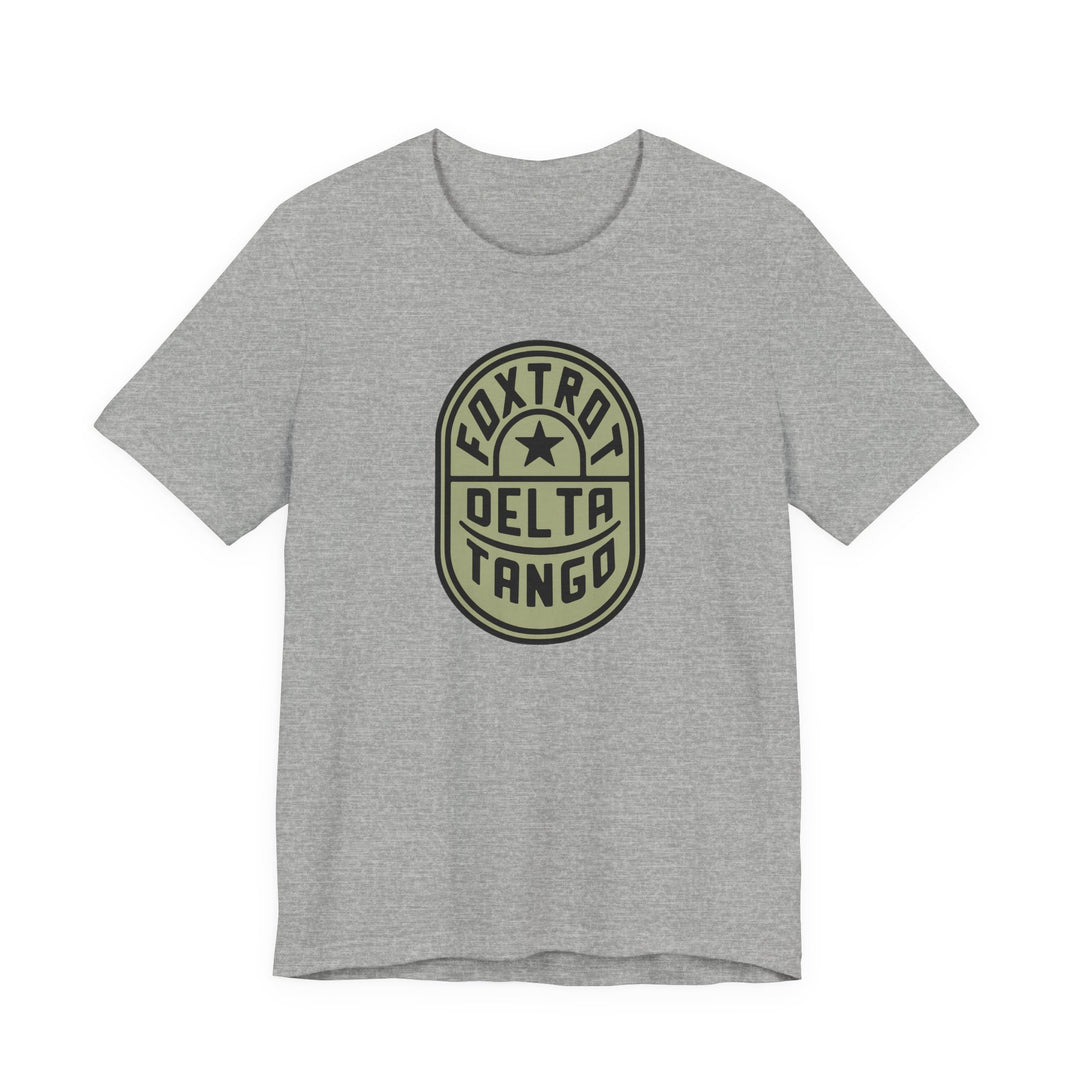 Foxtrot Delta Tango Emblem Graphic – Unisex Tee