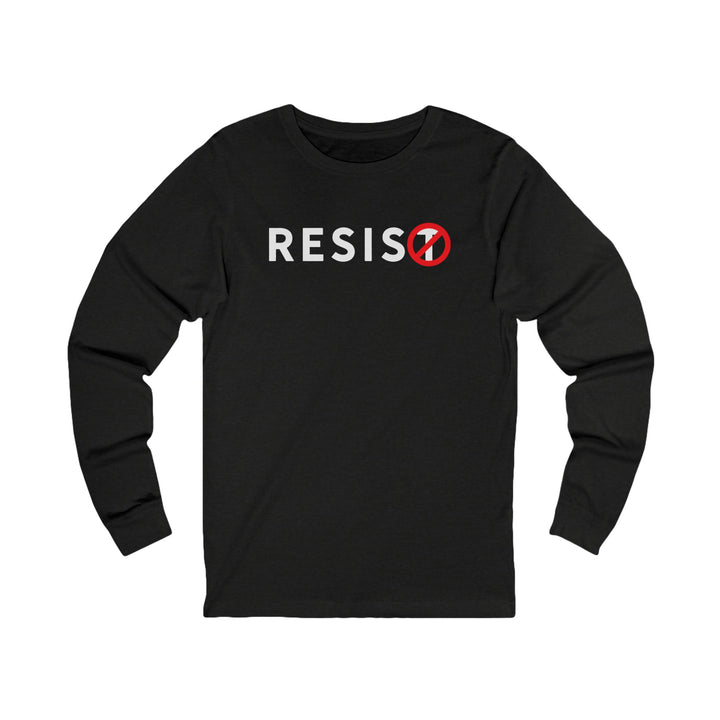 RESIST Circle-T Slash – Unisex Long Sleeve Shirt