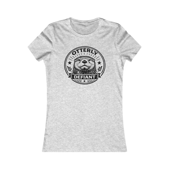Otterly Defiant – Women’s Fitted T-Shirt