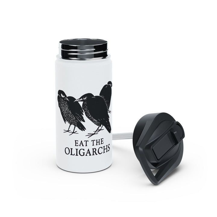 Eat the Oligarchs Crow – Stainless Steel Water Bottle