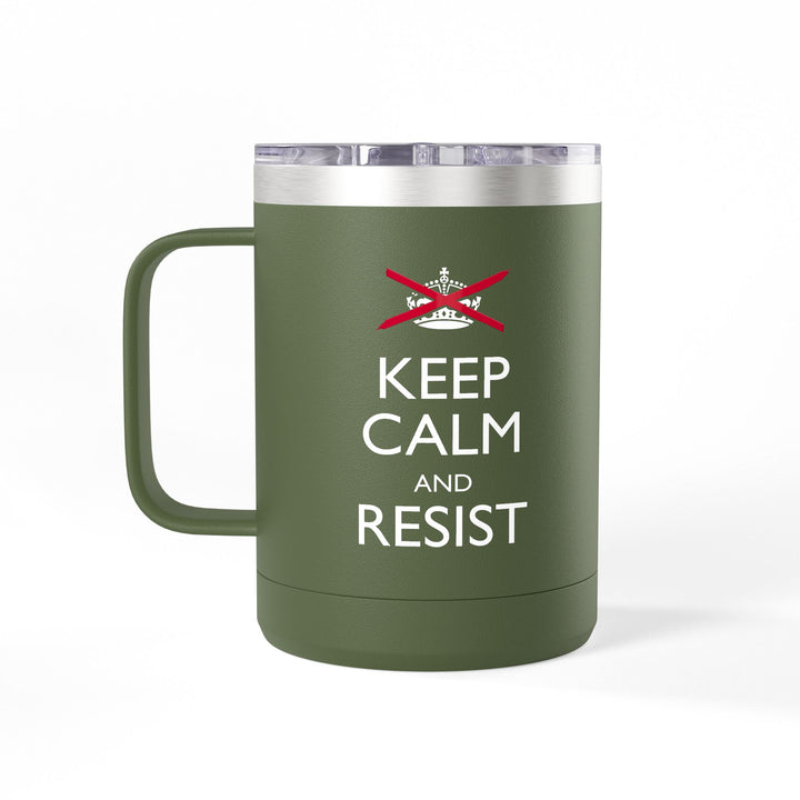 Keep Calm and Resist - Classic Graphic – Coffee Mug Tumbler, 15oz