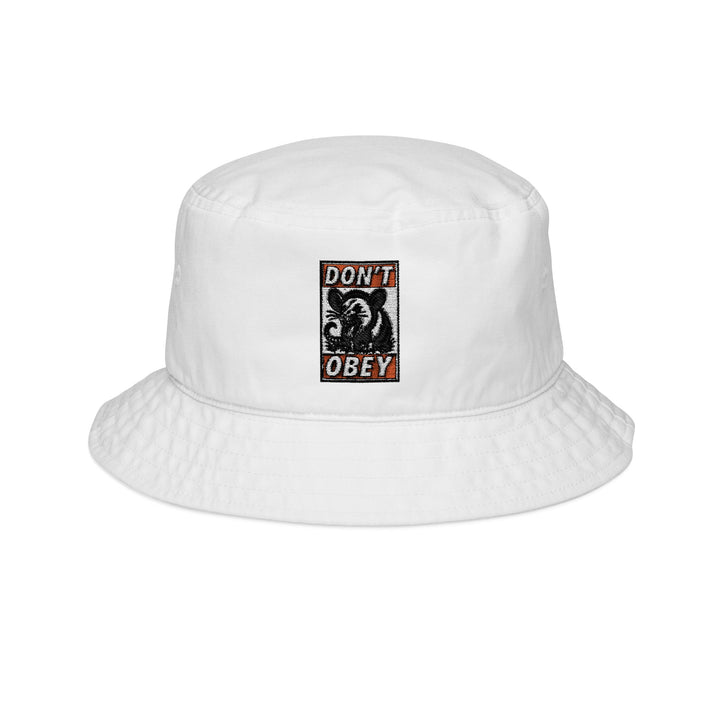 Don't Obey Opossum – Embroidered Bucket Hat