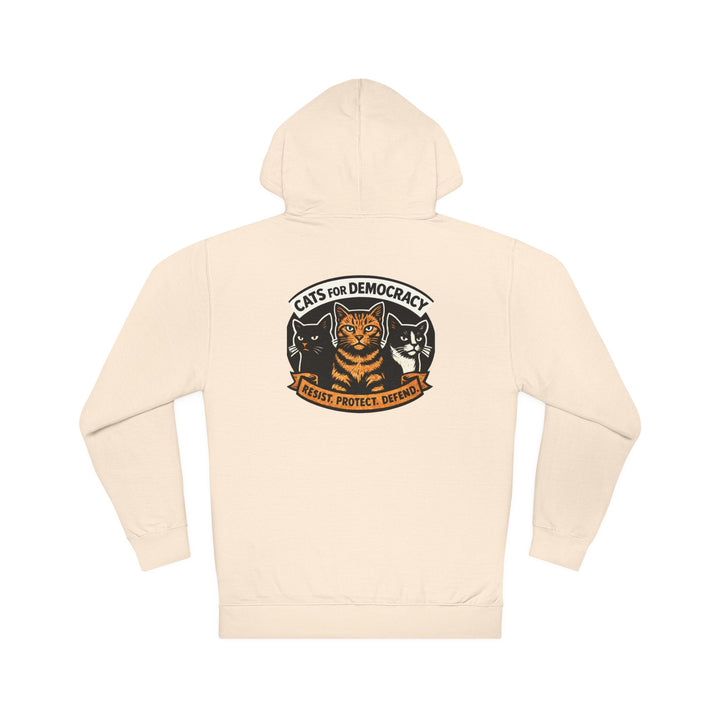 Cats for Democracy – Unisex Pullover Hoodie
