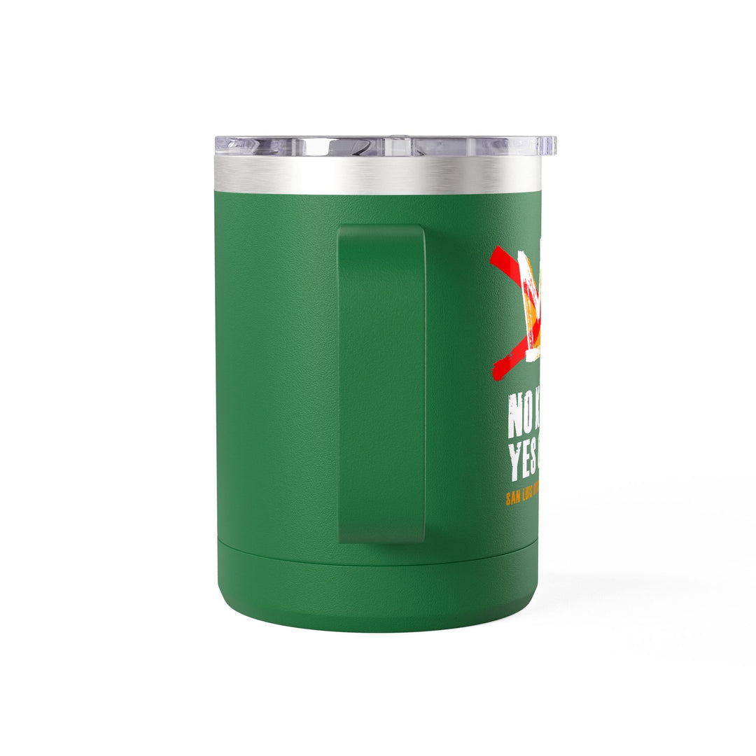 SLO No Kings - Yes On 50 Commemorative - Coffee Mug Tumbler, 15oz