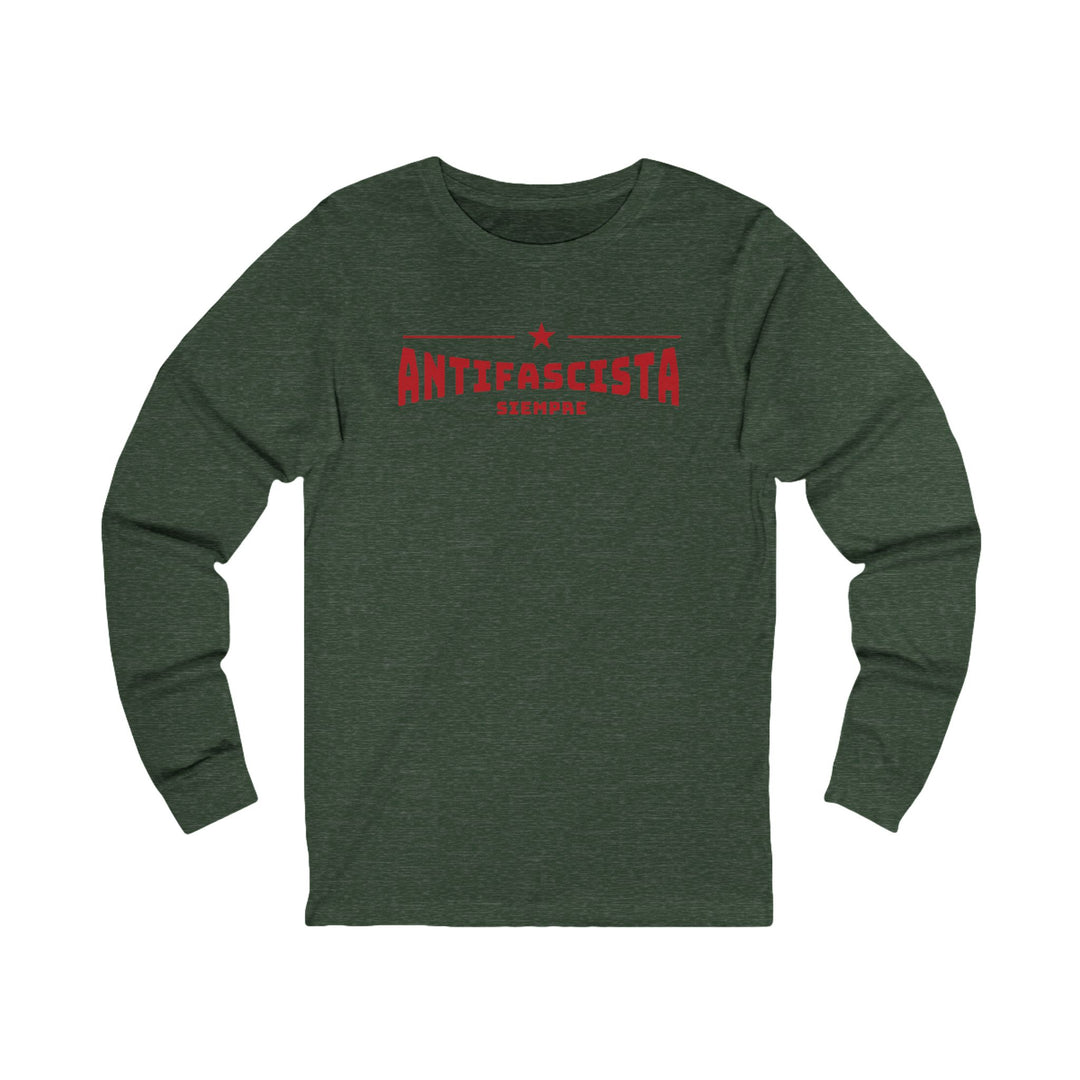 Siempre Antifascista Red Star – Unisex Long Sleeve Shirt