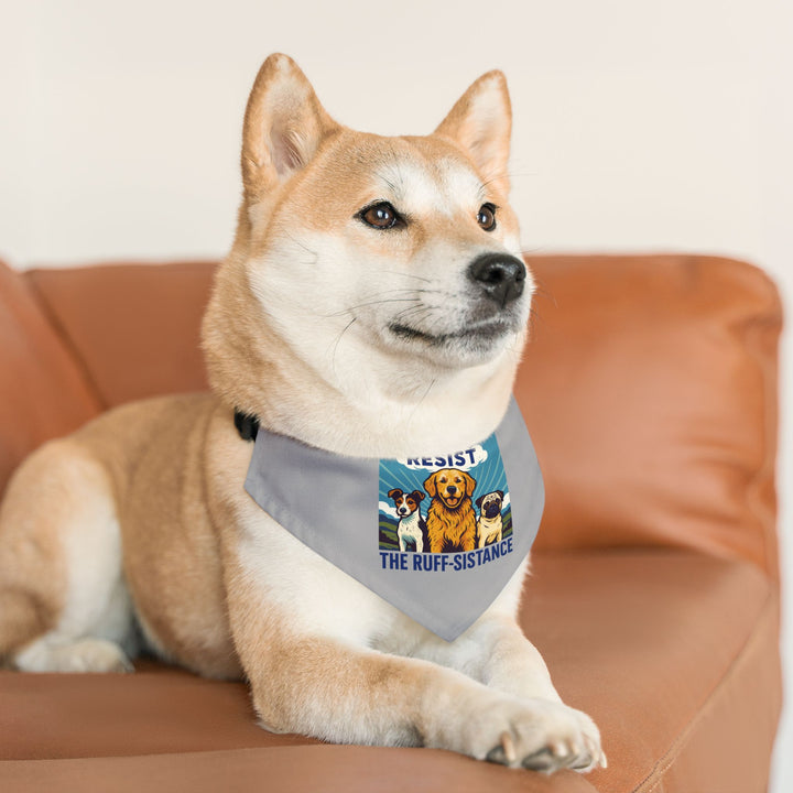 The Ruff-sistance – Pet Bandana (Clip-on)