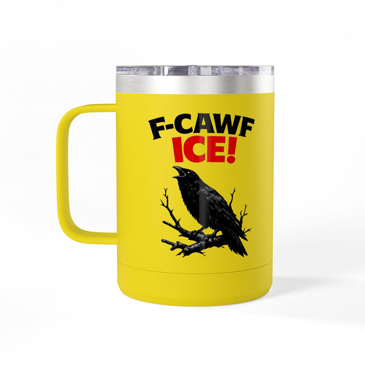 F-CAWF ICE! Crow – 15oz Coffee Mug Tumbler