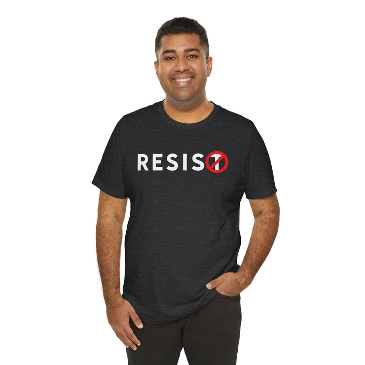 RESIST with Circle-T Slash Graphic – Unisex Tee