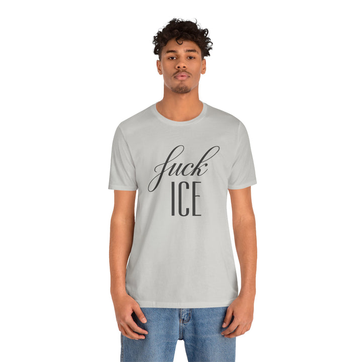 F*ck ICE Cursive Graphic - Unisex T-Shirt